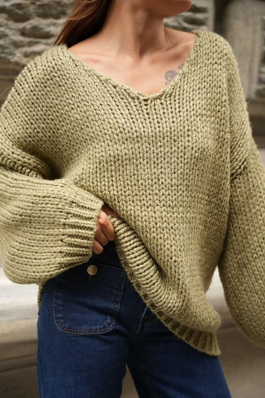 Comfortabele Oversized Gebreide Trui