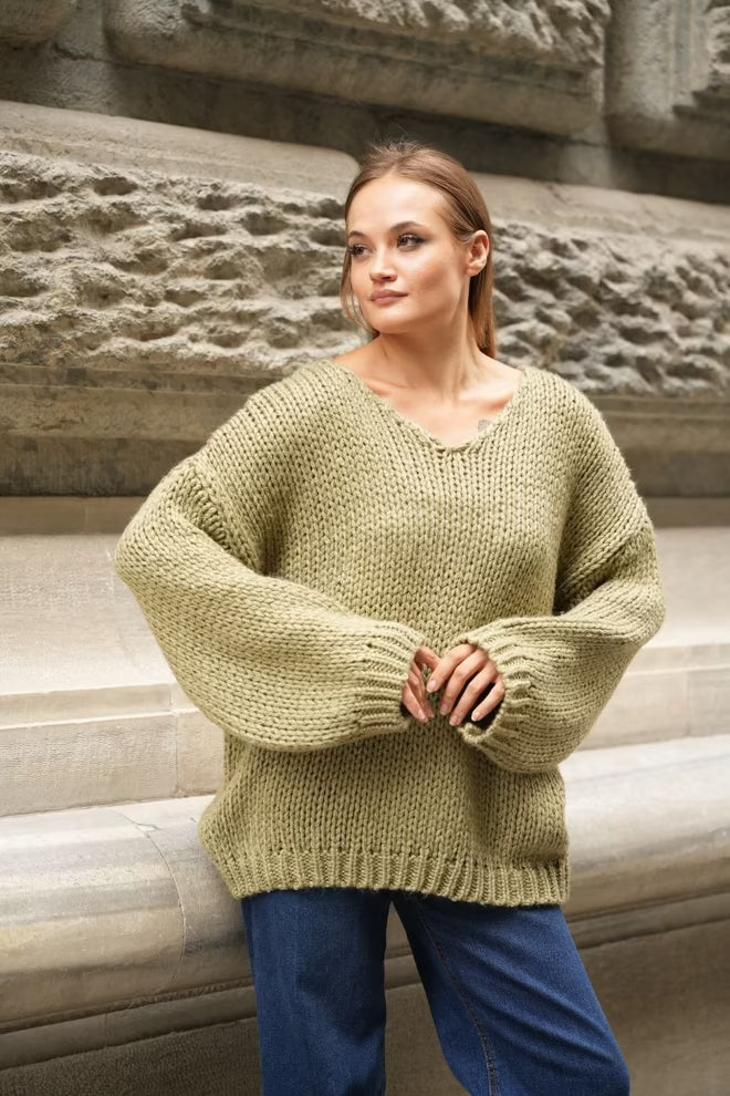 Comfortabele Oversized Gebreide Trui