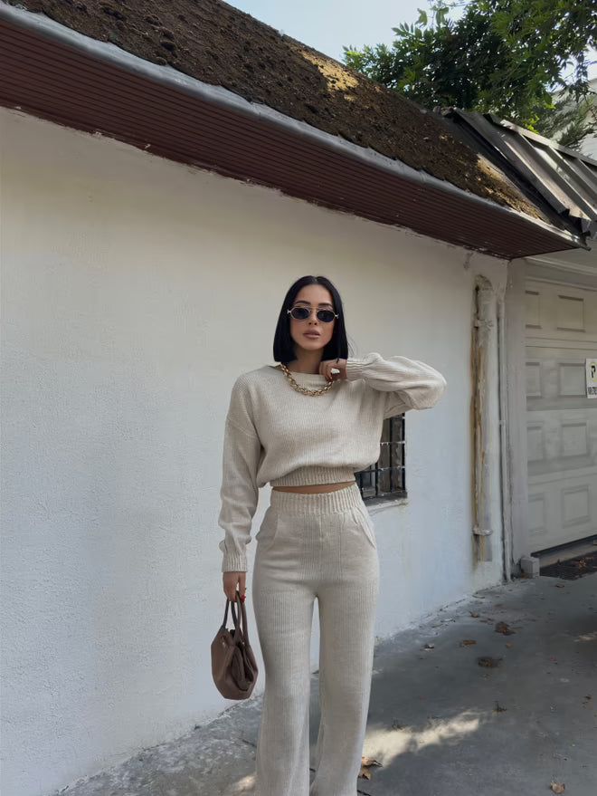 Beige Casual Streetwear Pak