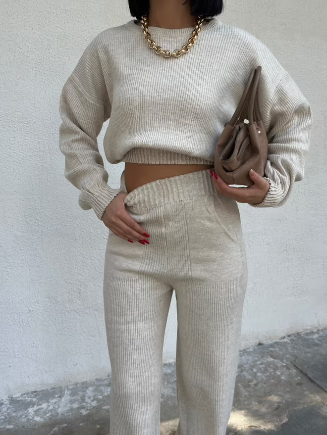 Beige Casual Streetwear Pak