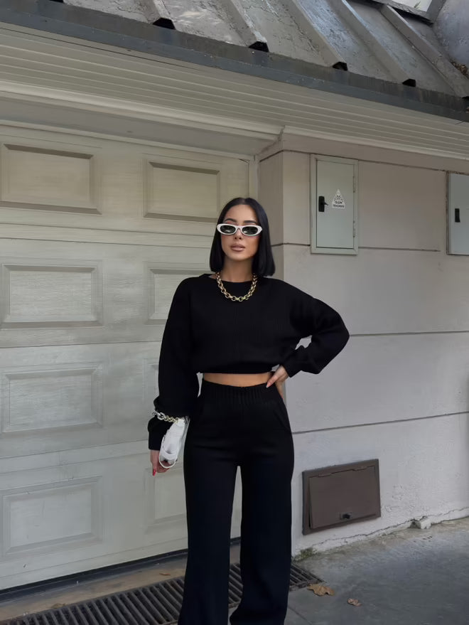 Zwart Casual Streetwear Pak