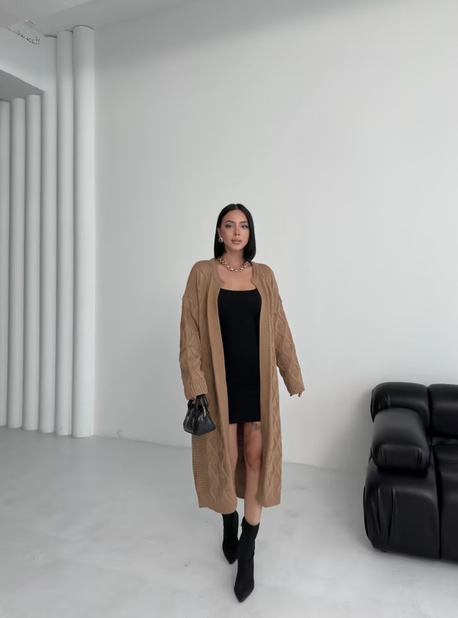 bruin lange oversized vest