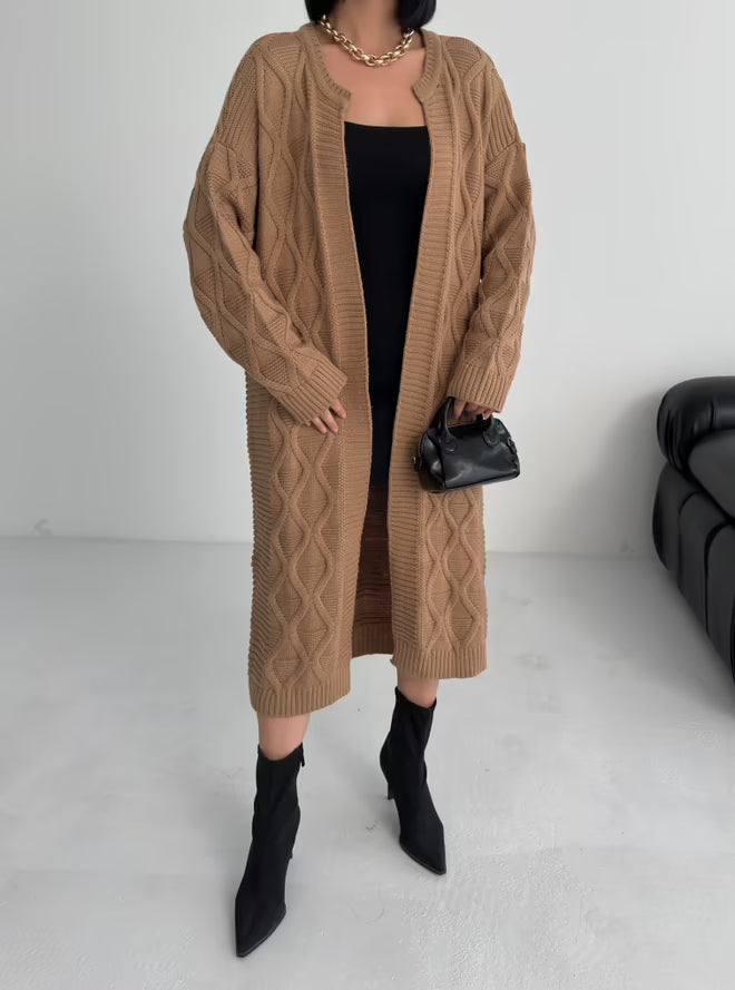 bruin lange oversized vest